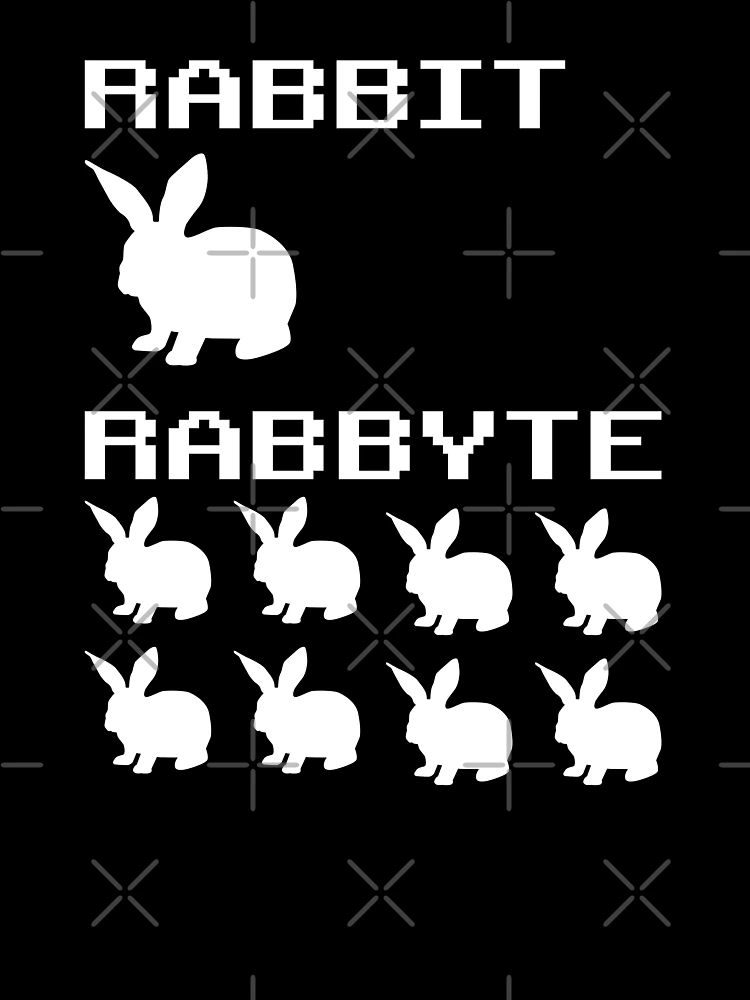 Thumbnail 7 von 7, Oversized T-Shirt, Informatiker Programmierer Admin Software Entwickler Lustig Rabbit Rabbyte designt und verkauft von Stronzi.
