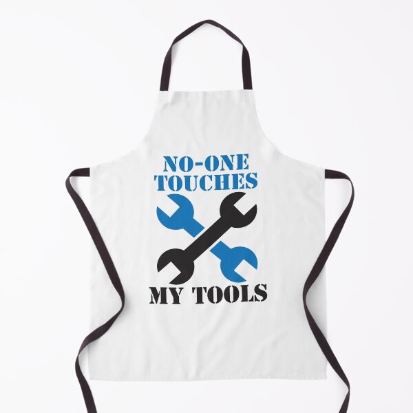 Item preview, NO-ONE touches my tools funny mechanic spanner car design designed and sold by jazzydevil.