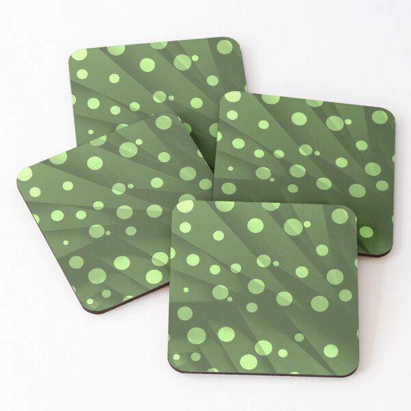 Item preview, Polka Dots Pattern in Green and White Design 575 designed and sold by Artnigel.