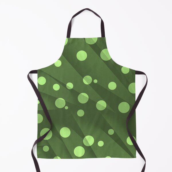 Item preview, Polka Dots Pattern in Green and White Design 575 designed and sold by Artnigel.