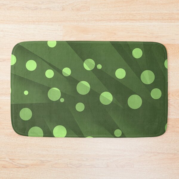 Item preview, Polka Dots Pattern in Green and White Design 575 designed and sold by Artnigel.