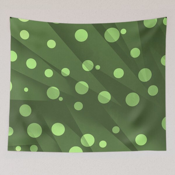 Item preview, Polka Dots Pattern in Green and White Design 575 designed and sold by Artnigel.