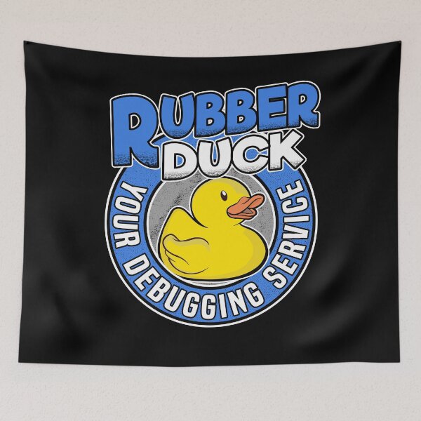 Item preview, Funny Rubber Duck Debugging Service Coder Gift designed and sold by Stronzi.