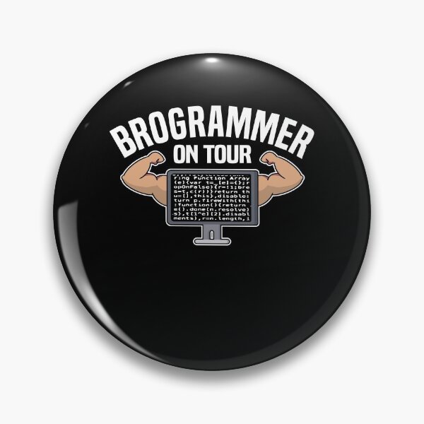 Item preview, Funny Brogrammer On Tour Programmer Fitness Coder designed and sold by Stronzi.
