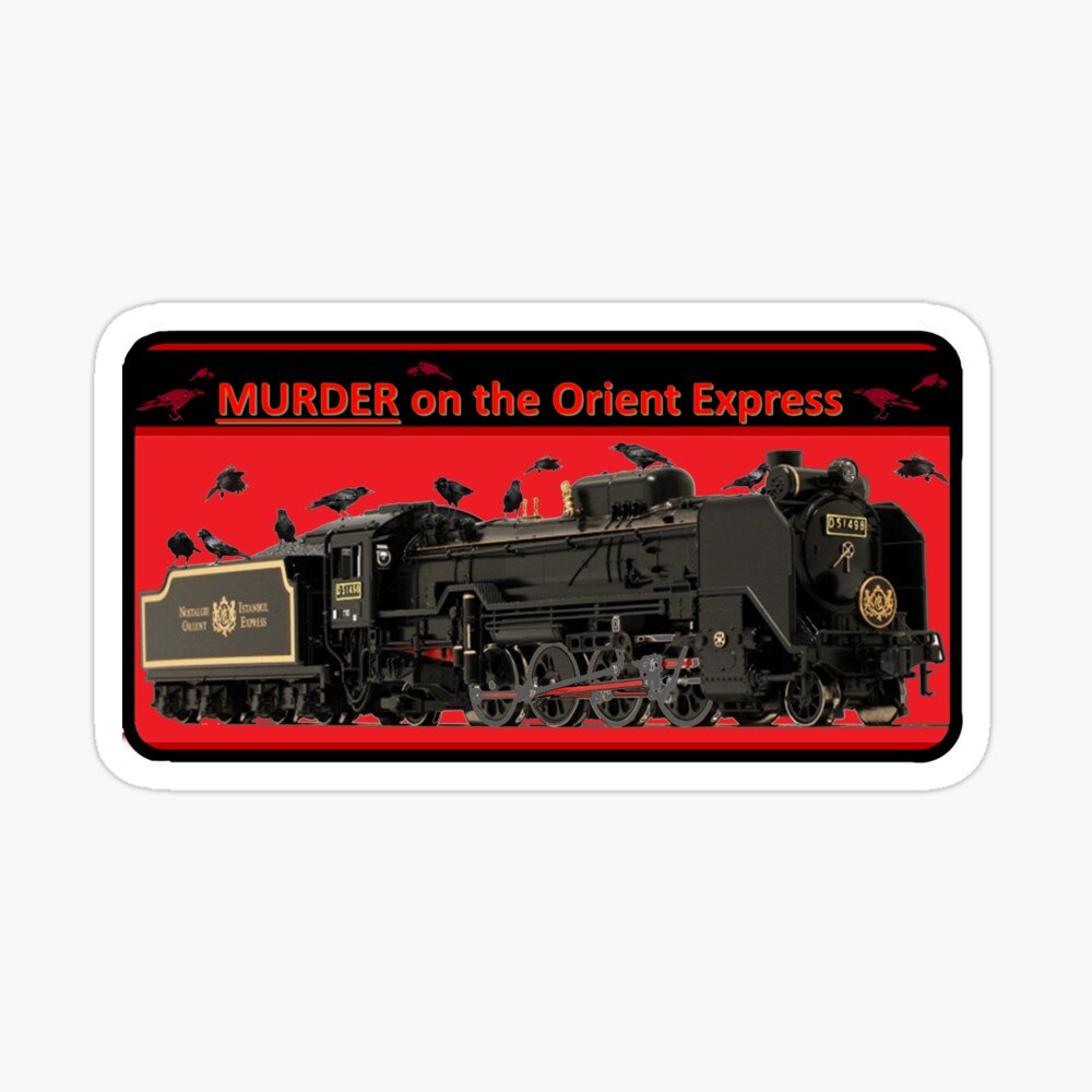 MURDER (of crows) on the Orient Express Poster for Sale by coffeecountyjim  | Redbubble