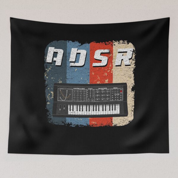 Item preview, Analog Modular Synthesizer ADSR Vintage Retro Gift designed and sold by Stronzi.
