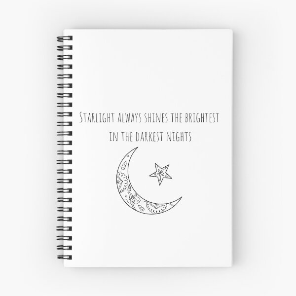 Item preview, Starlight always shines its brightest (Black text) designed and sold by AlexiaArts.
