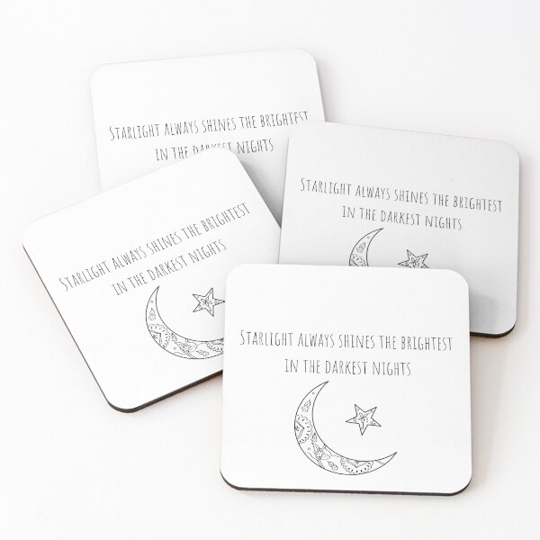 Item preview, Starlight always shines its brightest (Black text) designed and sold by AlexiaArts.
