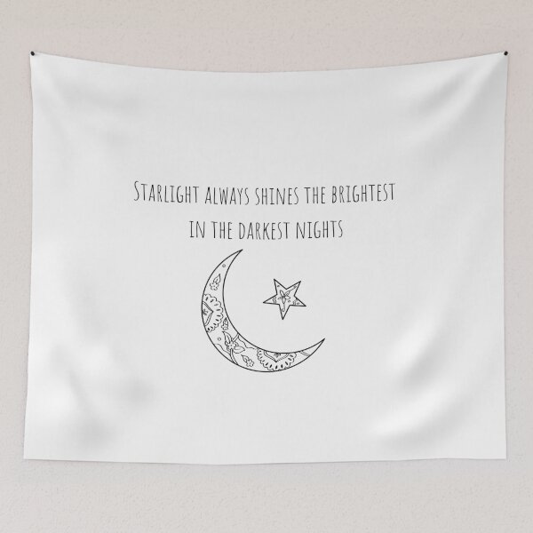 Item preview, Starlight always shines its brightest (Black text) designed and sold by AlexiaArts.