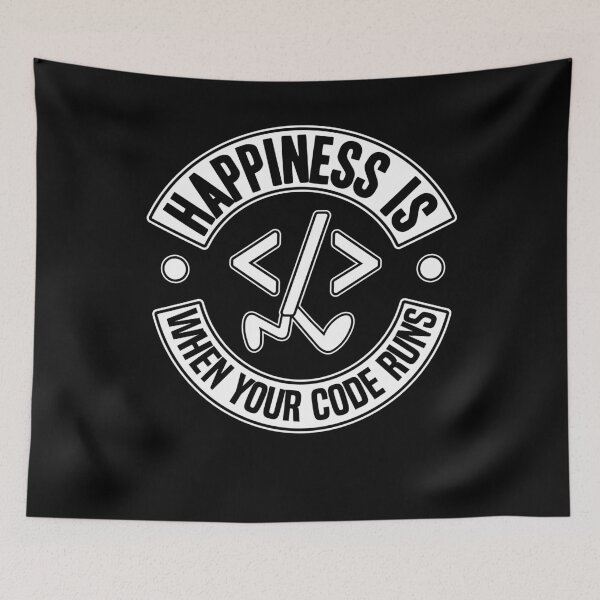Item preview, Funny Programmer Happiness Debugging Coding Gift designed and sold by Stronzi.