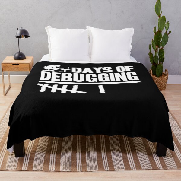 Item preview, Days Of Debugging Funny Programmer Gift Coder Nerd designed and sold by Stronzi.
