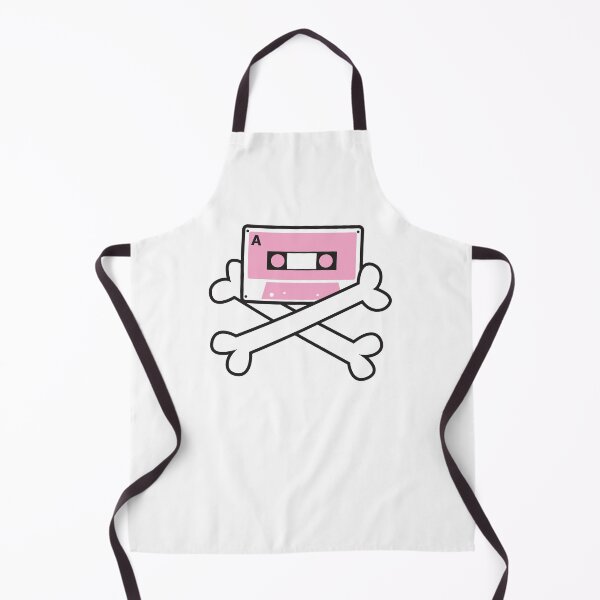 Item preview, RETRO Cassette tape with pirate crossbones designed and sold by jazzydevil.