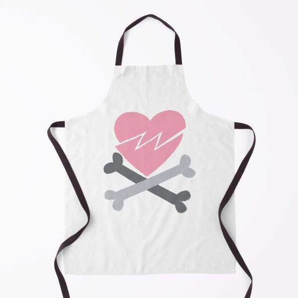 Item preview, Broken heart pirate crossbones designed and sold by jazzydevil.