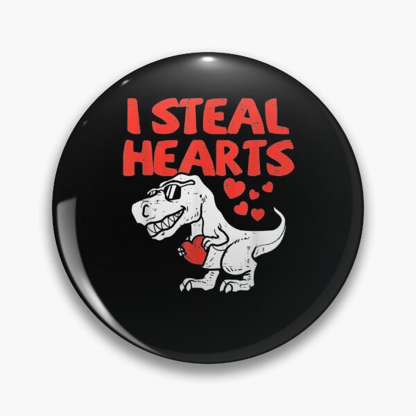 Item preview, I Steal Hearts Trex Dino Cute Baby Boy Valentines Day Gift designed and sold by ninapfvu.