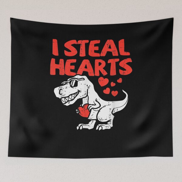 Item preview, I Steal Hearts Trex Dino Cute Baby Boy Valentines Day Gift designed and sold by ninapfvu.