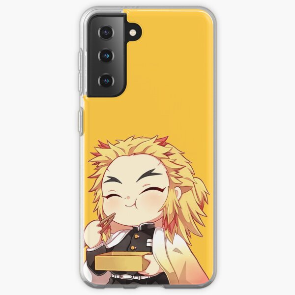 Chibi Rengoku eating-demon slayer Samsung Galaxy Soft Case