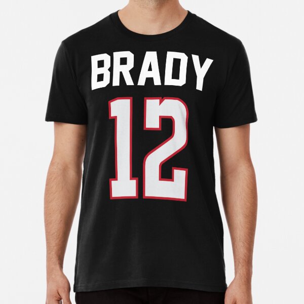 Tom Brady Tampa Bay Buccaneers Name & Number Charcoal T-Shirt