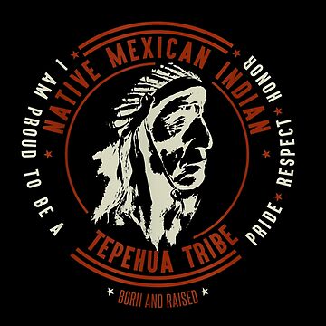 Tepehua Tribe Native Mexican Indian Proud Retro Vintage Chie