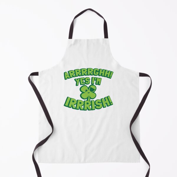 Item preview, AARGH Yes I'm IRISH! with pirate shamrock designed and sold by jazzydevil.