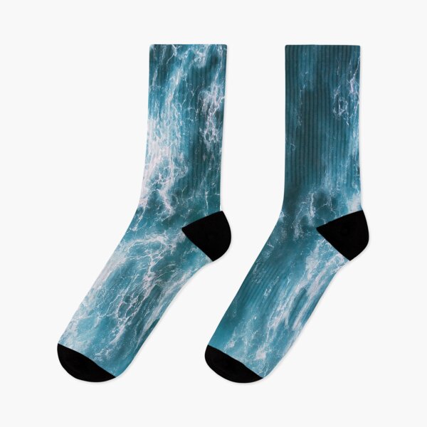 Item preview, Blue foaming waves north beach nazare portugal  designed and sold by kikinafashion.