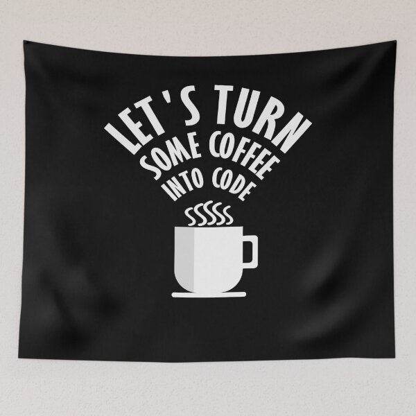 Item preview, Let´s Turn Some Coffee Into Code Programmer Gift designed and sold by Stronzi.