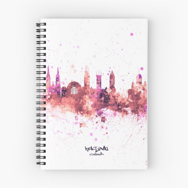 Aperçu de l'œuvre Helsinki Finland Skyline créée et vendue par ArtPrints.