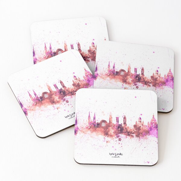 Item preview, Helsinki Finland Skyline designed and sold by ArtPrints.