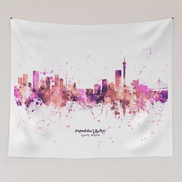 Item preview, Johannesburg South Africa Skyline designed and sold by ArtPrints.