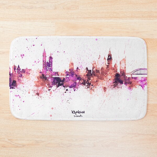 Item preview, Krakow Poland Skyline designed and sold by ArtPrints.