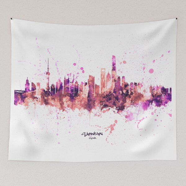 Item preview, Shanghai China Skyline designed and sold by ArtPrints.