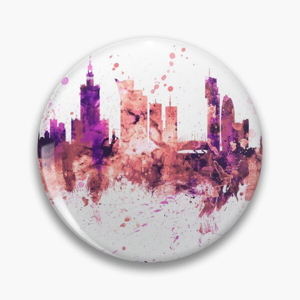 Item preview, Warsaw Poland Skyline designed and sold by ArtPrints.