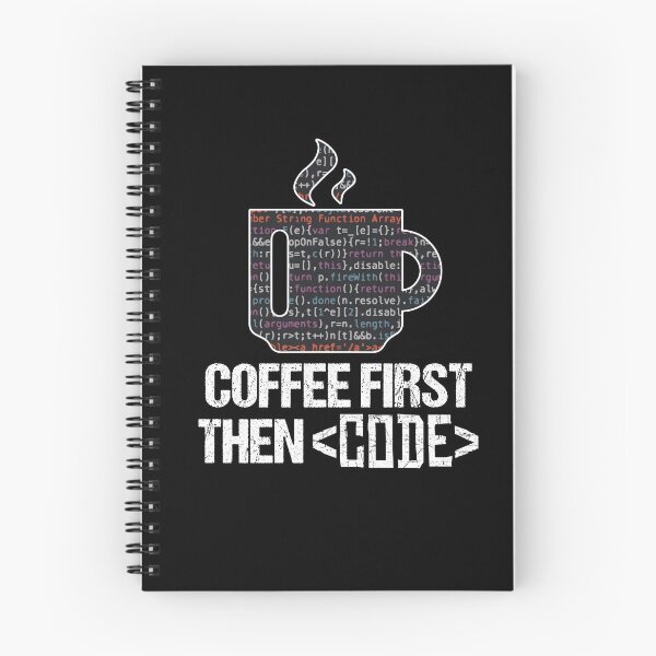 Item preview, Coffee First Then Code Funny Programmer Nerd Gift designed and sold by Stronzi.