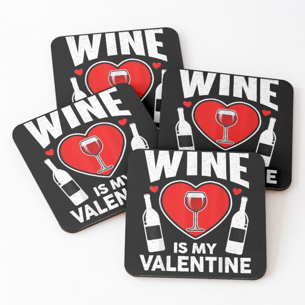 Item preview, Valentine's Day Funny Wine Is My Valentine designed and sold by ninapfvu.
