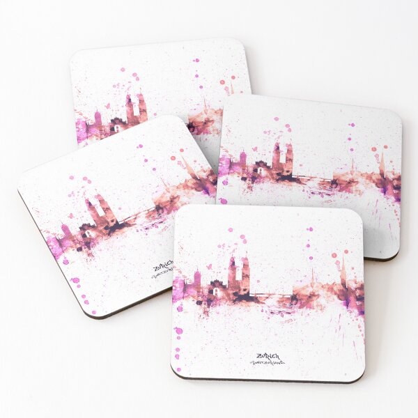Item preview, Zurich Switzerland Skyline designed and sold by ArtPrints.