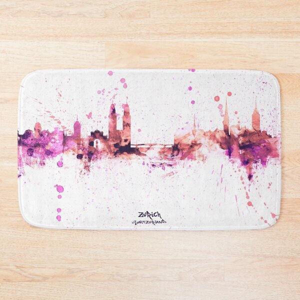 Item preview, Zurich Switzerland Skyline designed and sold by ArtPrints.