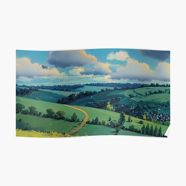 Laputa Schloss am Himmel Poster