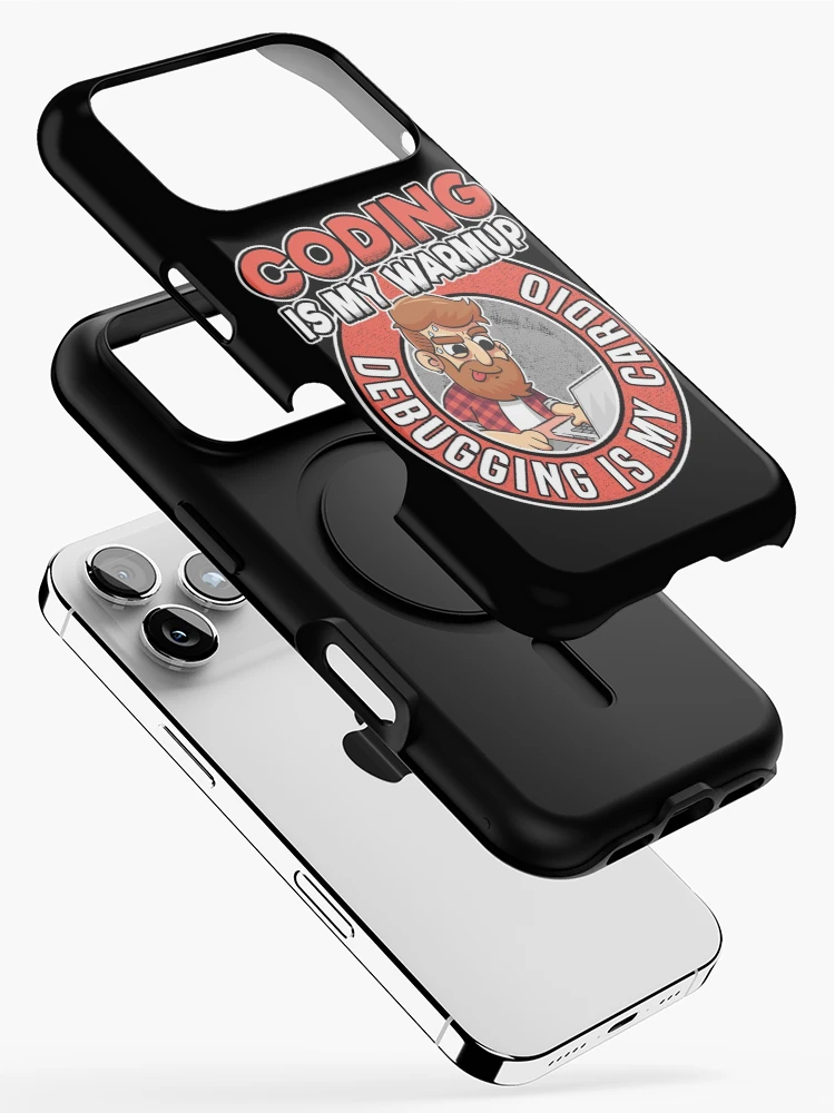 Thumbnail 2 of 4, iPhone Case, Coding & Debugging Funny Programmer Coder Nerd designed and sold by Stronzi.