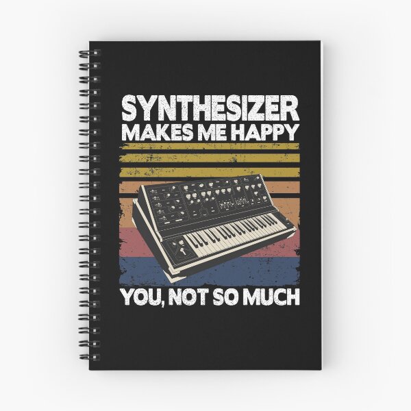 Item preview, Synthesizer Makes Me Happy Funny Synths Quote Gift designed and sold by Stronzi.