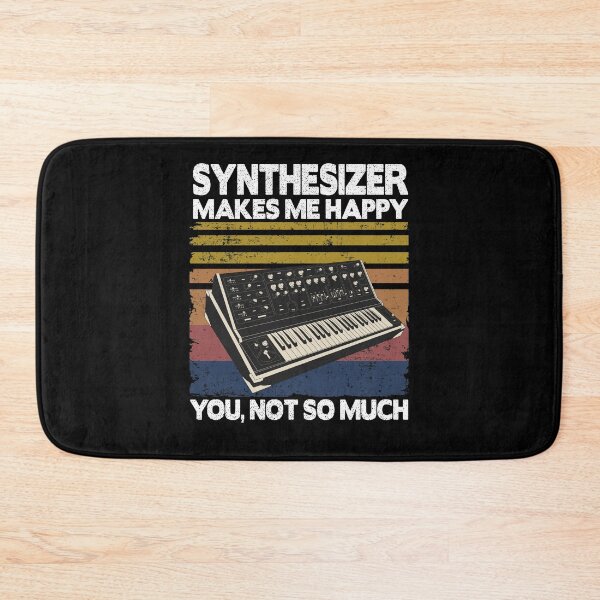 Item preview, Synthesizer Makes Me Happy Funny Synths Quote Gift designed and sold by Stronzi.