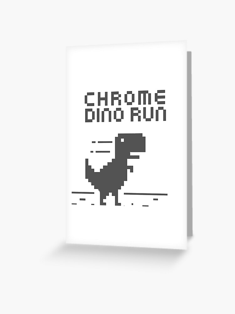 Dino Chrome | Greeting Card