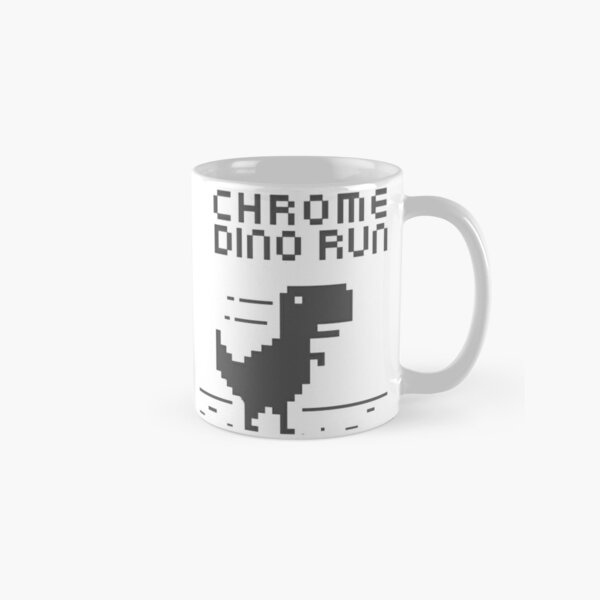 Chrome Dino Hit the Slopes Mug