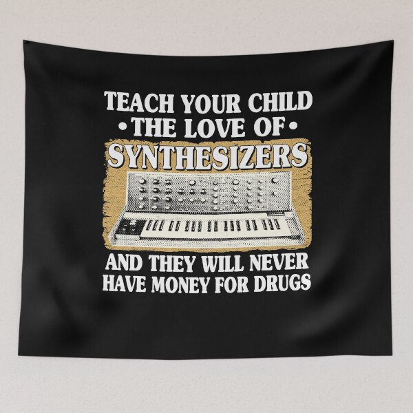 Item preview, Funny Analog Synthesizer Quote Synths Modular ADSR designed and sold by Stronzi.