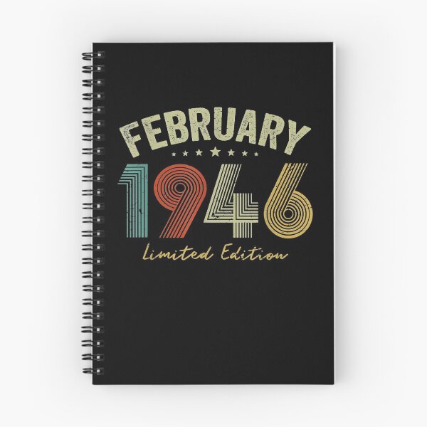 Item preview, Vintage February 1946 75th Birthday 75 Years Old Retro Gifts designed and sold by ninapfvu.