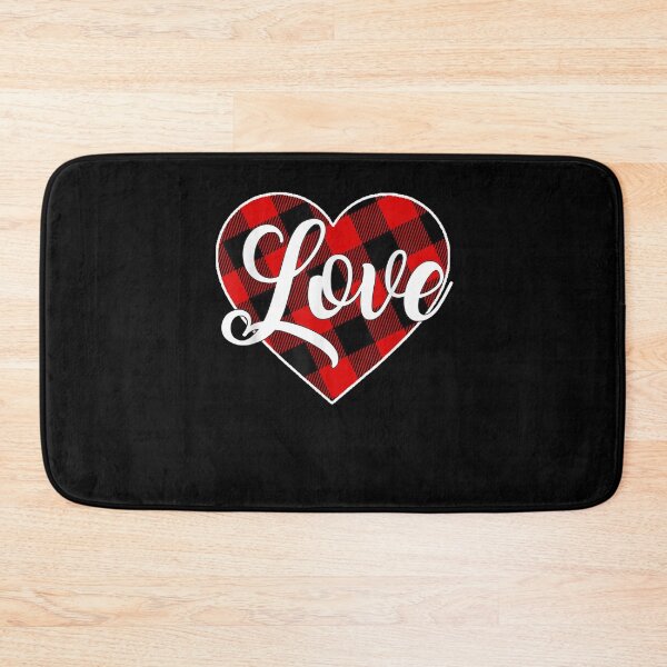 Item preview, Love Buffalo Plaid Heart Valentine Day designed and sold by ninapfvu.