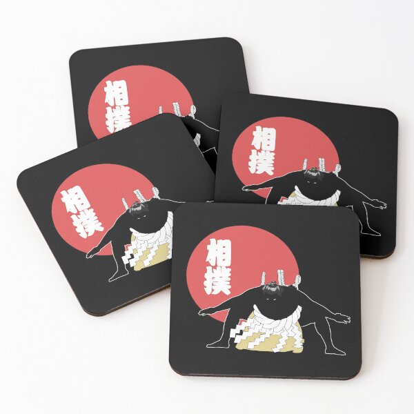 Item preview, Yokozuna sumo wrestler with rising sun and kanji. (Black) designed and sold by Vectorial.