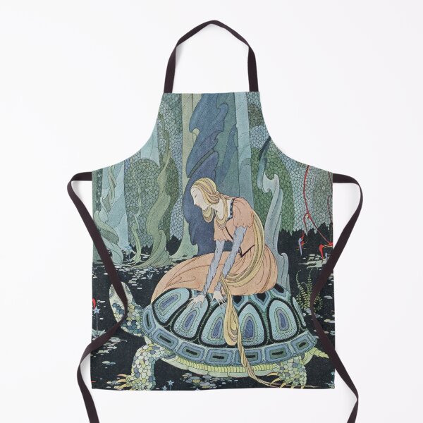 Item preview, Woman Riding a Tortoise - virginia frances sterret fantasy artwork designed and sold by Vintage Designs +.