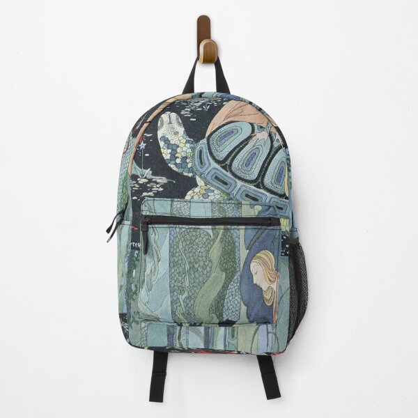 Item preview, Woman Riding a Tortoise - virginia frances sterret fantasy artwork designed and sold by Vintage Designs +.