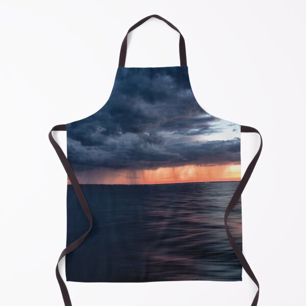 Item preview, Dark clouds sunset sky dark water in the ocean designed and sold by kikinafashion.