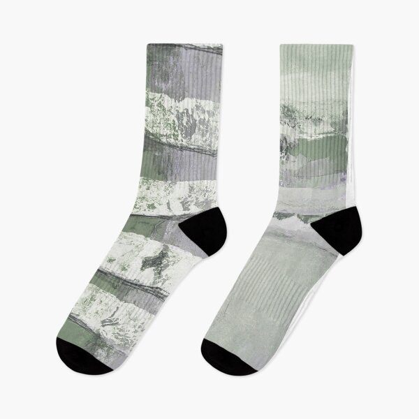 Aperçu de l'œuvre Résumé gris vert menthe créée et vendue par ElaSzczepaniak.