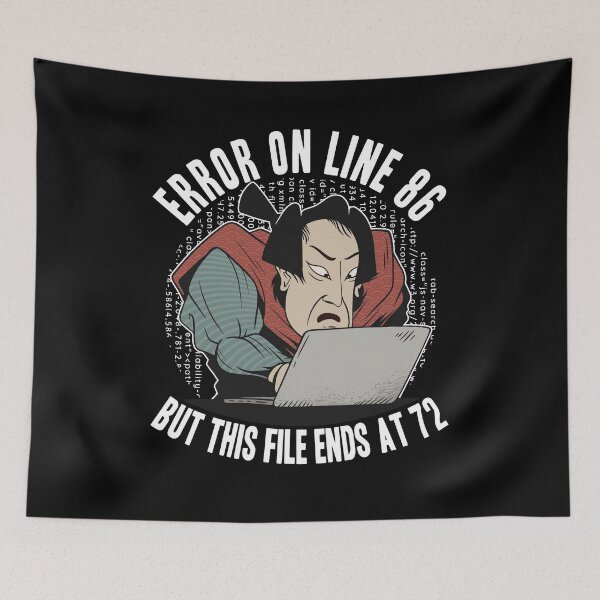 Item preview, Programmer Coding Samurai Japan Debugging Funny designed and sold by Stronzi.
